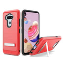 LG Aristo 5/Tribute Monarch Brushed Metal w/Stand Red