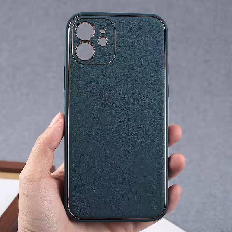 Leather Case Navy Blue