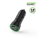 Dual Port Car Charger (USB-C + USB-A)