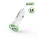 Dual Port Car Charger (USB-C + USB-A)