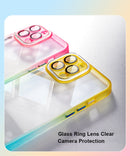 Two Tone Transparent Case w/ Camera Protector - Purple/Blue